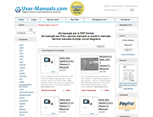 Tablet Screenshot of pioneer.user-manuals.com