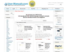 Tablet Screenshot of behringer.user-manuals.com