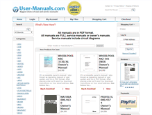 Tablet Screenshot of integra.user-manuals.com