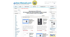 Desktop Screenshot of hameg.user-manuals.com