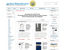 Tablet Screenshot of hameg.user-manuals.com