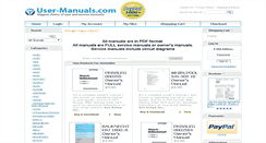 Desktop Screenshot of aiwa.user-manuals.com