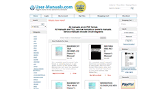 Desktop Screenshot of fisher.user-manuals.com